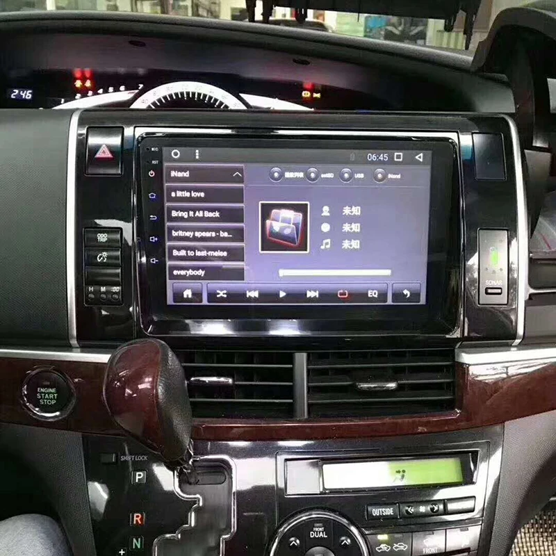 Octa 8 ядра Android 1 dvd плеер автомобиля gps навигации радио WI FI BT MAP для Toyota Estima/PREVIA/