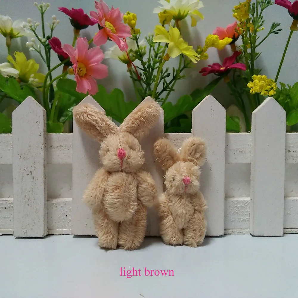 Длинная шерстяная подвеска в виде кролика 6 см 8 см|mini bunny|plush pendantplush lot |