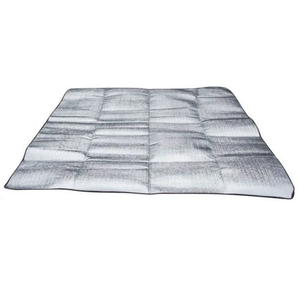 Новый водонепроницаемый алюминиевой фольги кемпинг коврик складной спальный