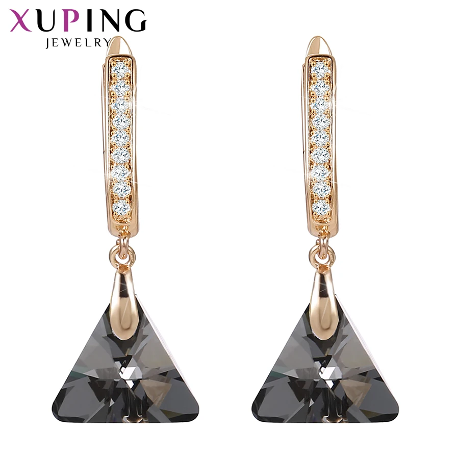 Xuping длинные Винтажные серьги с кристаллами от Swarovski Европейский стиль ювелирные изделия подарок на год для женщин девочек S185-20539