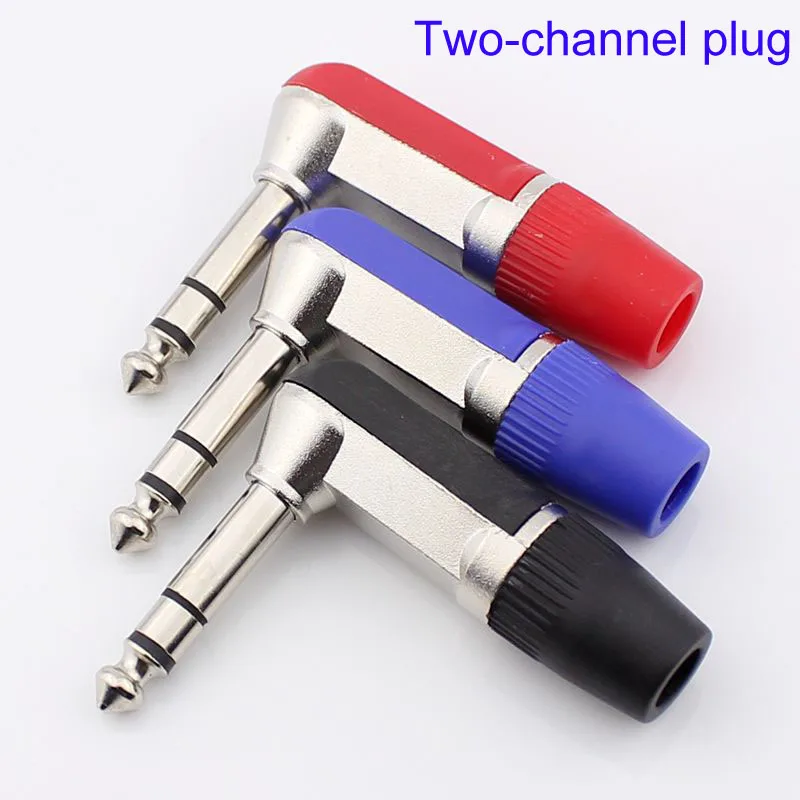 5 шт. разъем для наушников 6 мм моно и стерео аудио кабель Разъем микрофона 90