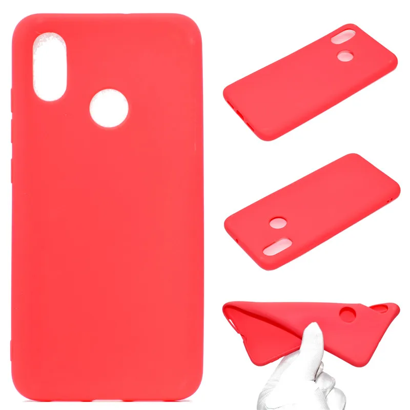 Силиконовый чехол для Fundas Huawei Y6 2019 карамельных цветов Prime мягкие чехлы телефона
