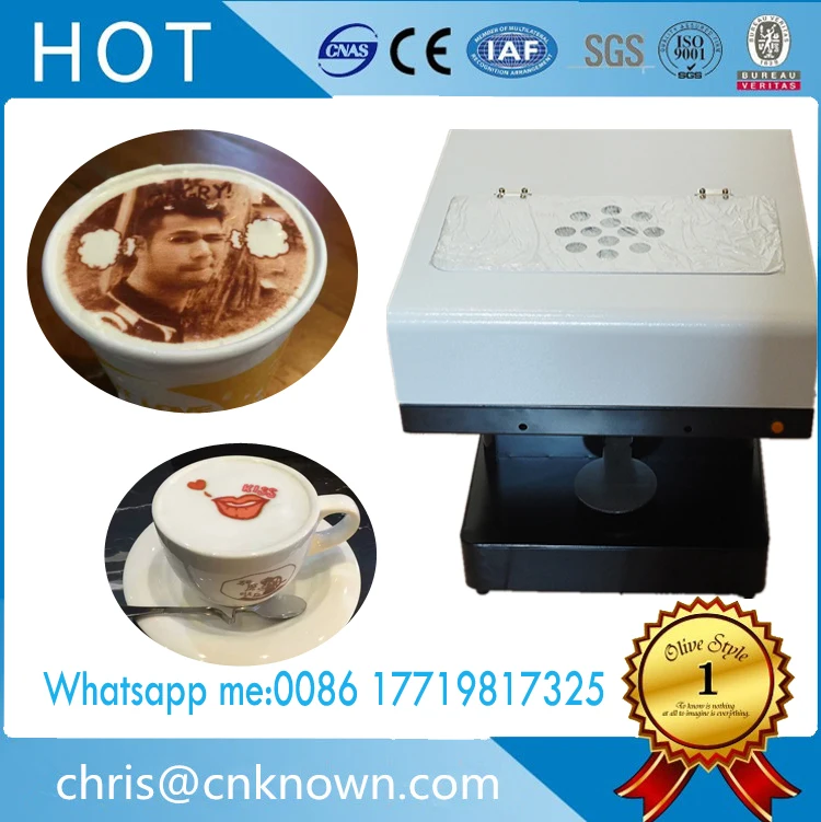 

Best quality 3D Inkjet Color Usb No Stock Separate Toner Imprimante Full Smart Latte Art Coffee Drinks Printer Food Chocolate