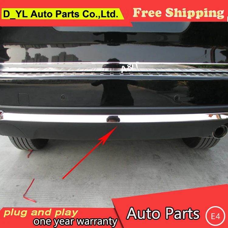 DY_L car styling For Forester Chrome rear bumper decoration 2013-2015 Rear ABS trim strip 1 pcs | Автомобили и мотоциклы