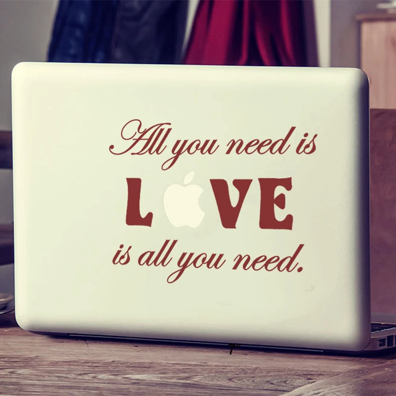 Все что вам нужно это любовь-это все наклейка для Apple iPad MacBook винил съемный этикета