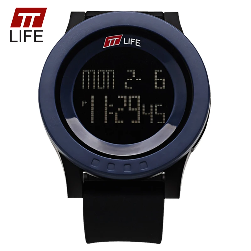 TTLIFE электронный мужские часы цифровой открытый Водонепроницаемый Плавание Watch