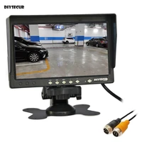 diysecur ahd 800x480 7 lcd car monitor rear view monitor support 1080p ahd camera with sun hood visor