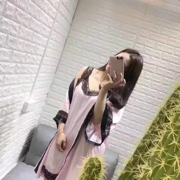 Сексуальное ночное белье кружевное лоскутное атласное платье короткие женские