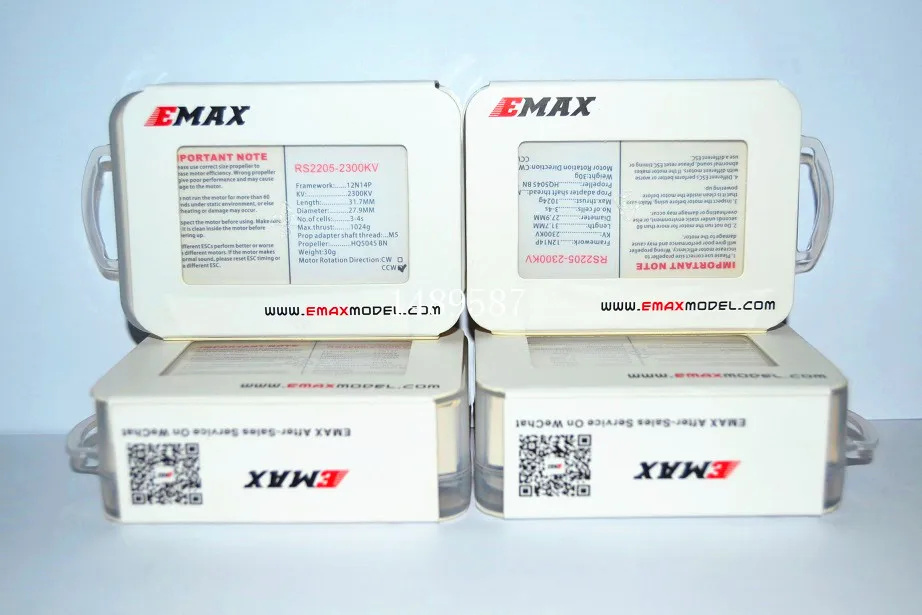 4 компл./лот оригинальный Emax RS2205 2300KV 2600kv бесщеточный двигатель для FPV Quad гонки