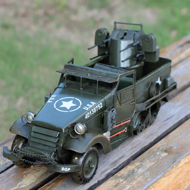 Креативные ручные железные армейские джипы Второй мировой войны США для дома