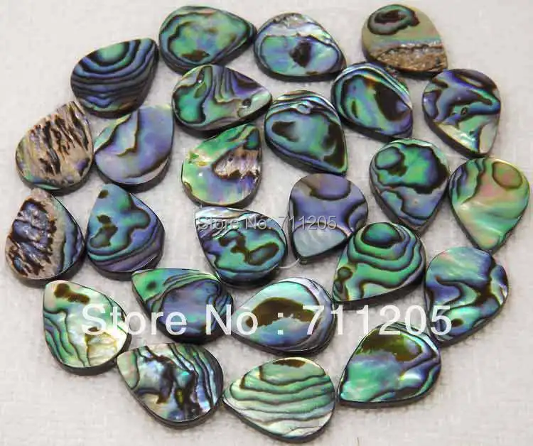 

12x16mm Beautiful Abalone Shell Drop Loose Beads 15",Min.Order $10,provide mixed wholesale for all items !