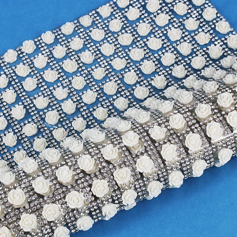 1 шт. 3D Цветы из бусин и кристаллов Исправление горного хрусталя обрезка утюжок на