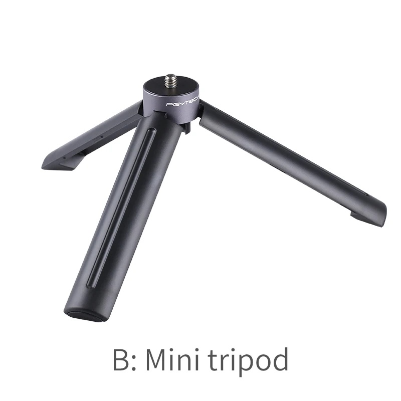 PGYTECH OSMO ACTION DJI Osmo Action Sports camera чехол Чехол Корпус штатив мини селфи палка микрофон светодиодный светильник аксессуары - Цвет: Серый