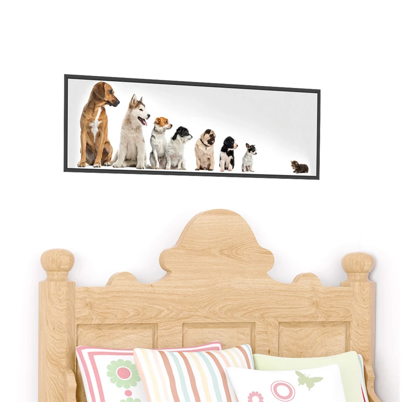 Vivid dogs Животные 30*90 см настенные наклейки домашний декор гостиная спальня