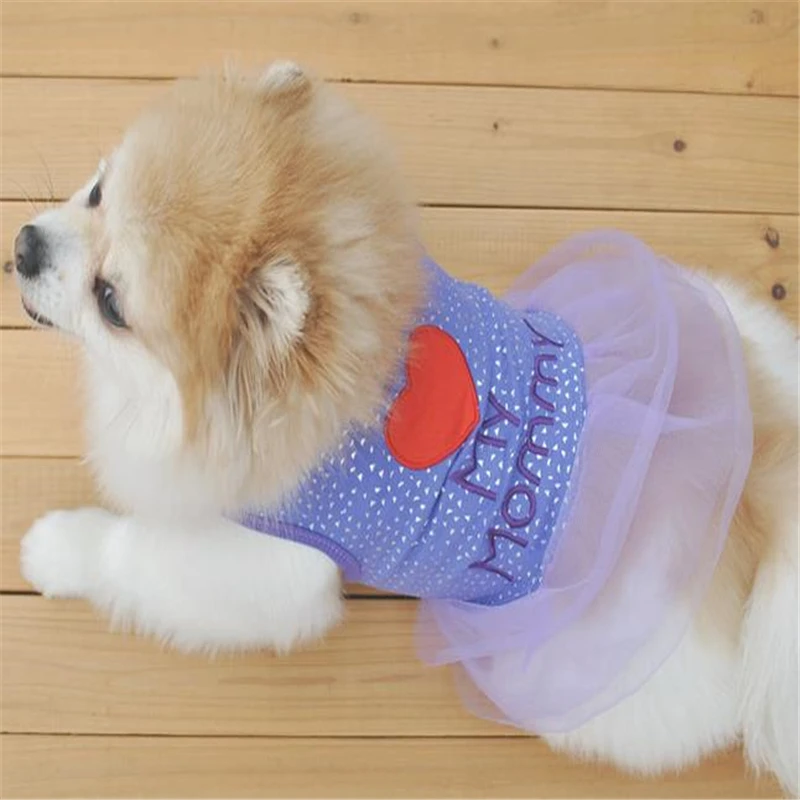 Летняя юбка для питомцев кошек и собак Высококачественная мягкая удобная