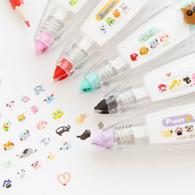 Корректирующая лента с 9 рисунками креативные декоративные ленты милыми