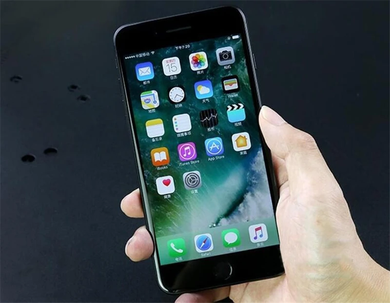 Apple iPhone 7 Plus, заводской разблокированный мобильный телефон, 12 МП, две камеры, широкоугольный, 4G LTE, 5,5 дюймов, четырехъядерный, A10, 3G ram, 128G rom