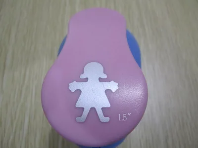Girl 1," Круглый Дырокол Perfurador De Eva для детей, резак для скрапбукинга, дырокол для скрапбукинга, Круглый дырокол для бумаги, дырокол для детей - Цвет: Girl