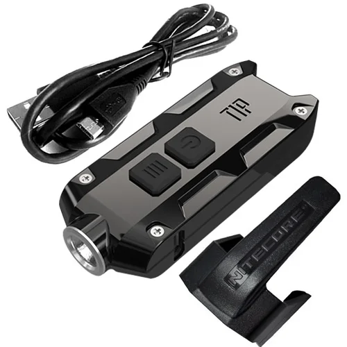 NITECORE TIP SS USB мини перезаряжаемый фонарик CREE XP G2 S3 LED max 360 люмен со встроенным литий