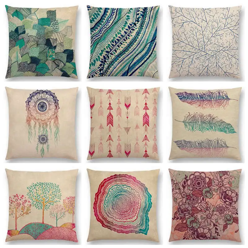 Кольца с деревом и веками великолепный цветок красивое перо Ловец снов душевая