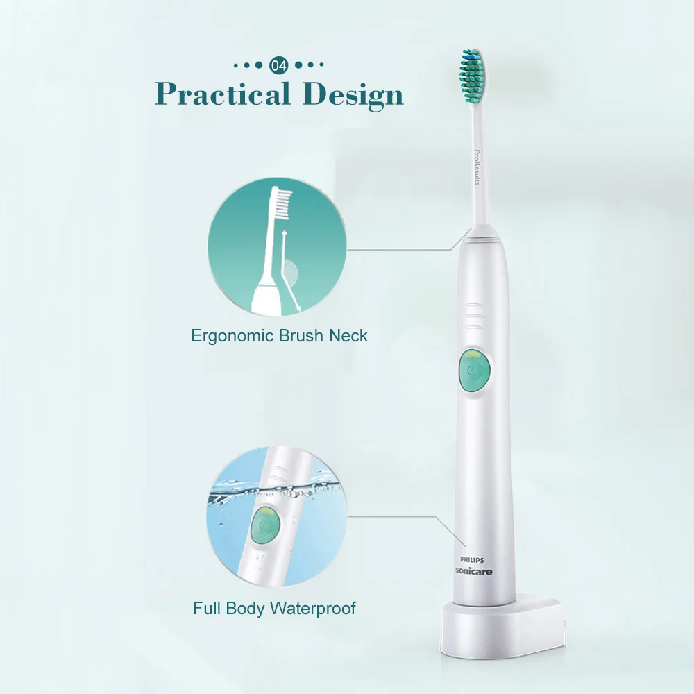 Электрическая зубная щетка Philips Sonicare HX6511, звуковая вибрационная зубная щетка, перезаряжаемая электрическая зубная щетка для зубных брекетов