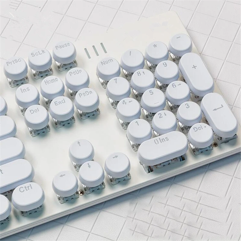 DIY Keycap Ретро СТИМ панк клавиши пишущей машинки для механической клавиатуры 104