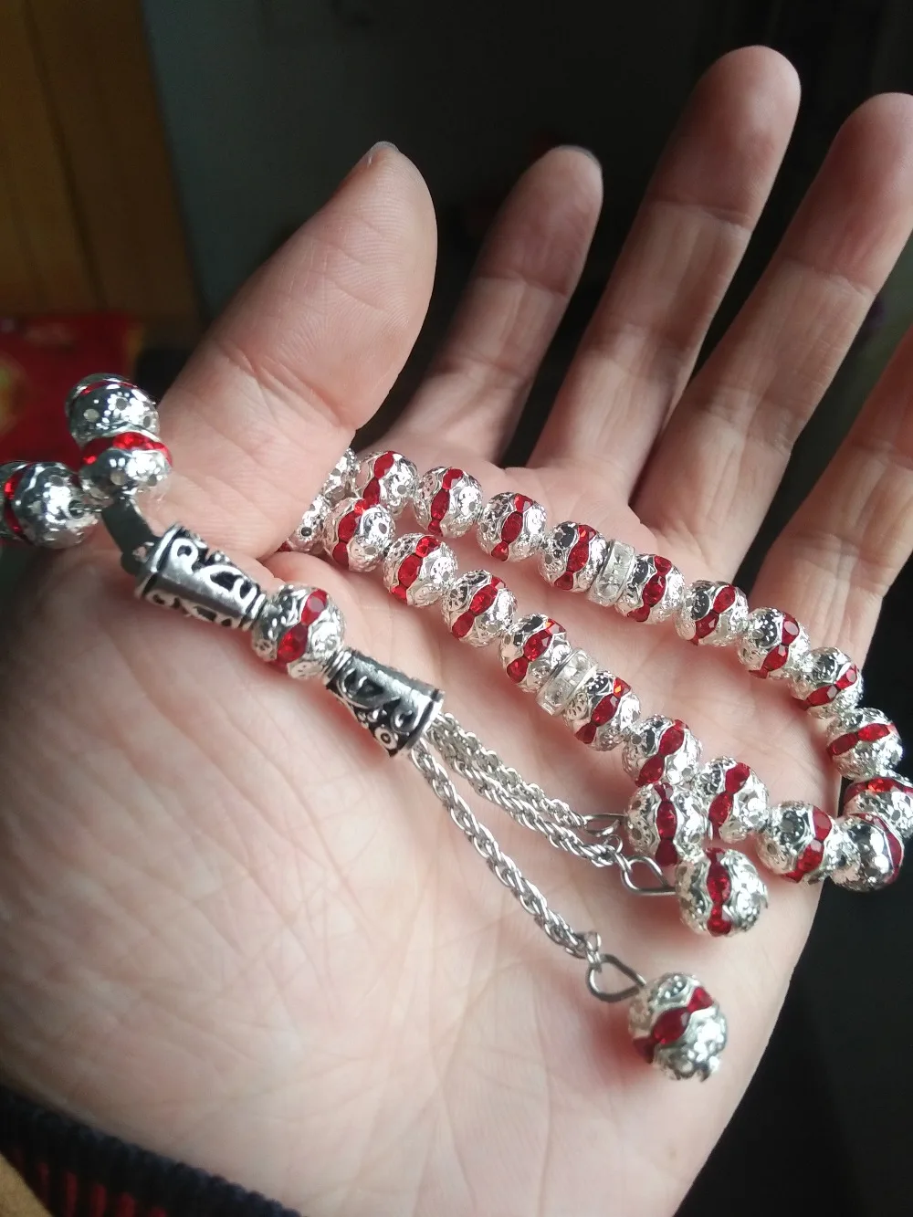 Crystal 1pc/lot Islamic 33 prayer beads good material Tasbih tasbeeh sibha masbaha tespih misbaha subha |