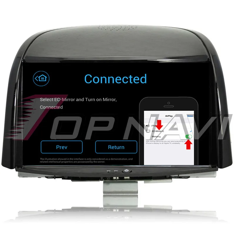 Автомагнитола Topnavi Android 6 0 для Koleos 2009 2010 2011 2012 2013 2014 2015 2016 стерео GPS навигация без