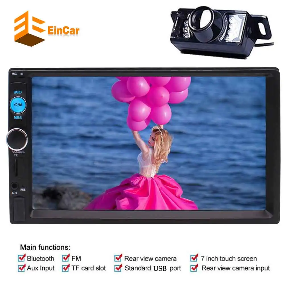 Автомагнитола 2 Din 6 дюйма сенсорный экран без DVD/CD проигрывателя Авторадио Bluetooth Aux