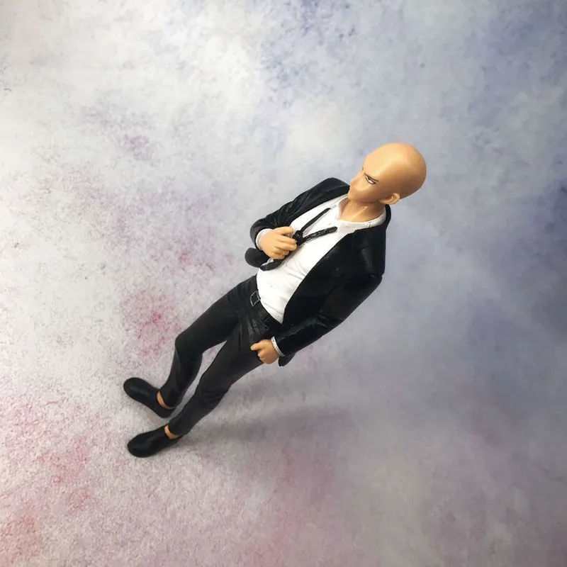 Аниме One Punch Man черный костюм Ver ПВХ фигурка Коллекционная модель кукла игрушка 19