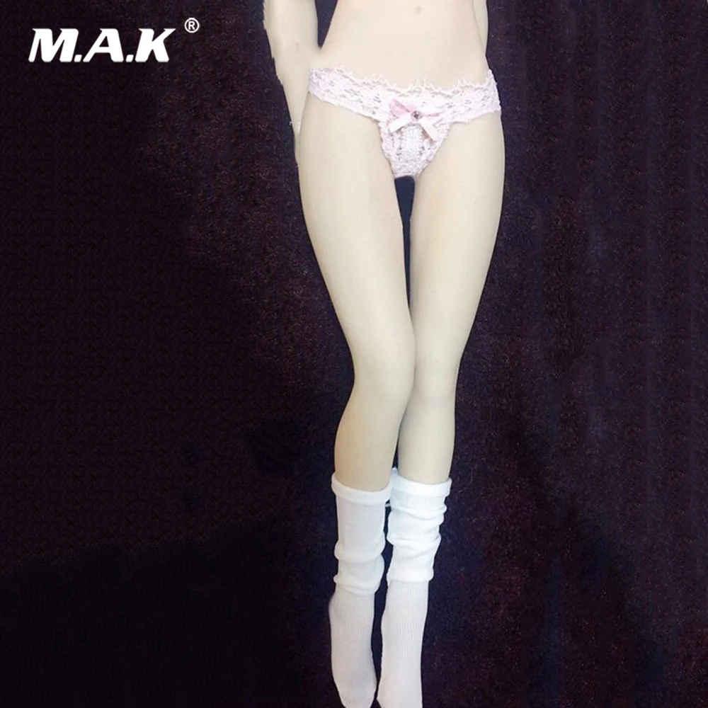 Привлекательная Женская фигурка в масштабе 1/6 одежда белые/розовые кружевные