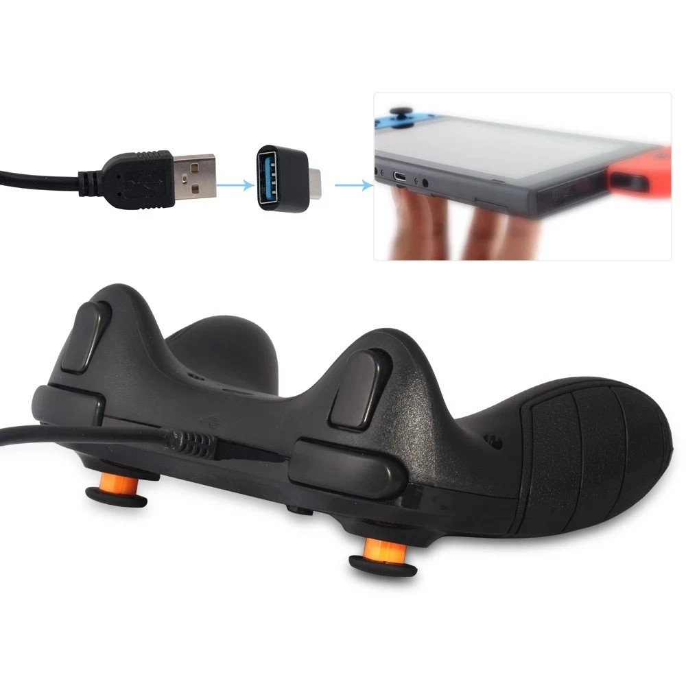 Проводной игровой контроллер с USB кабелем и штекером Type C на USB|Геймпады| |