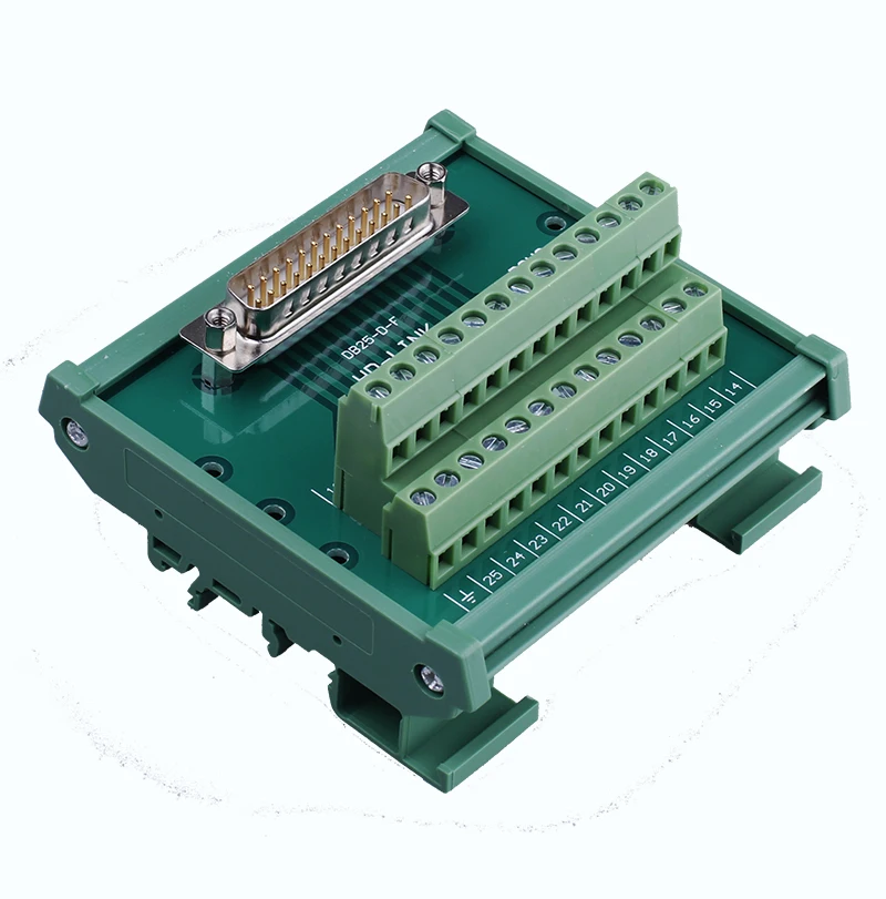 

DB25 Parallel Port Connection Terminal Transfer Board Male Head DR25 Avoid Weld Modular Relay Terminal Platform Connector