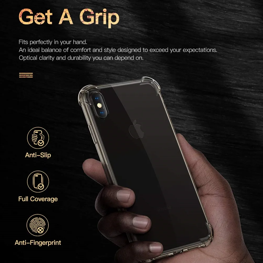Shockproof Case For iPhone X 6 7 8 Plus Phone XS Max XR 5S 5 SE Covers Clear Soft Silicone TPU Coque |