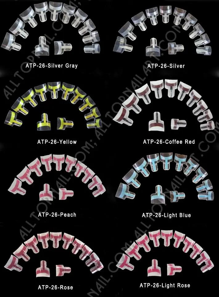 12 цветов Французский накидка плюс накладные ногти 128 шт./коркор. идеальный