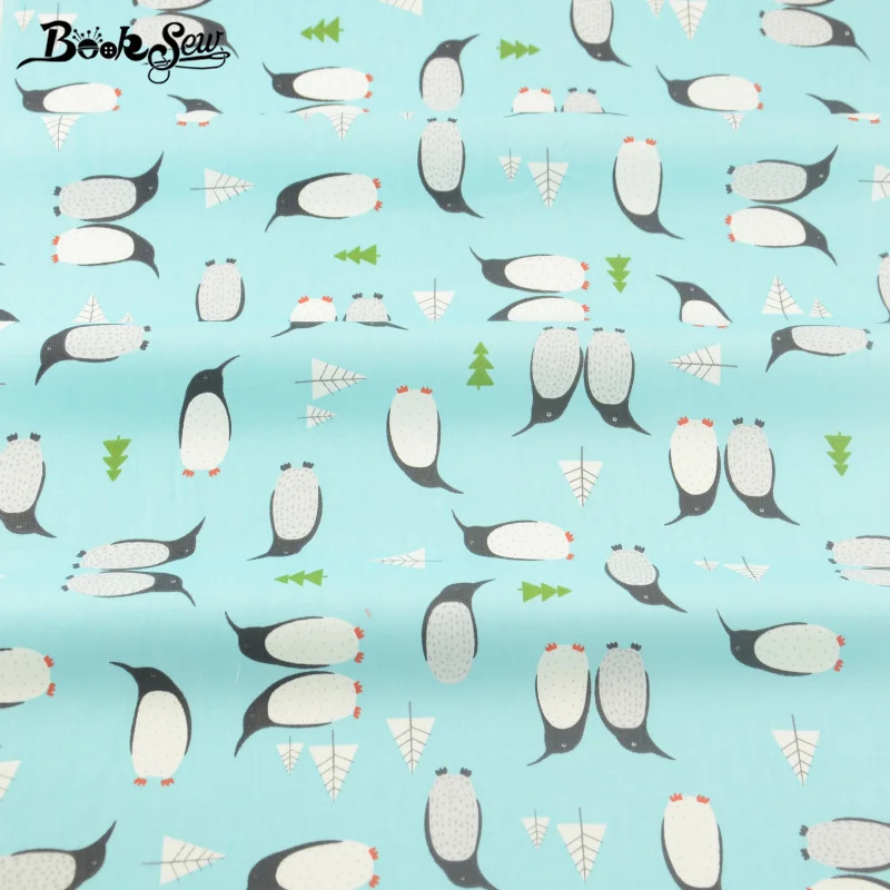40x50cm Booksew, 40x50 см, хлопок, ткань Telas Tissu, мультфильм, животные, цветы, серия, Анкара, ткань, подушка, одеяла, сделай сам, пэчворк, для детей - Цвет: 40x50cm