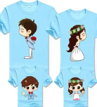 Корейская детская одежда футболки со смешным мультяшным принтом невесты