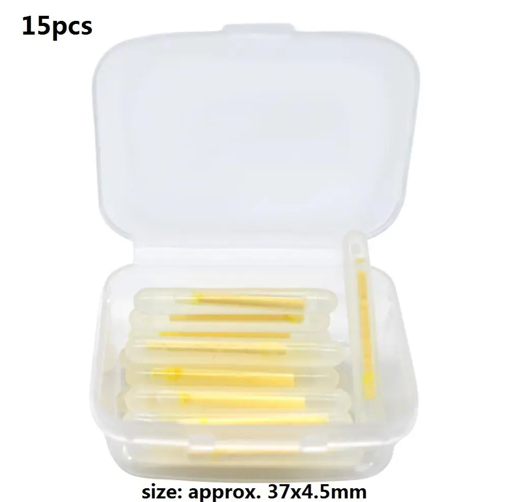 Type B 15pcs 4.5mm 2/15/50 шт в наборе, Портативный светящиеся рыболовные Флуоресцентный светильник палочка ночной Светильник плавающий светящийся клип на темных Удочки снасти Pesca - Цвет: Type B 15pcs 4.5mm