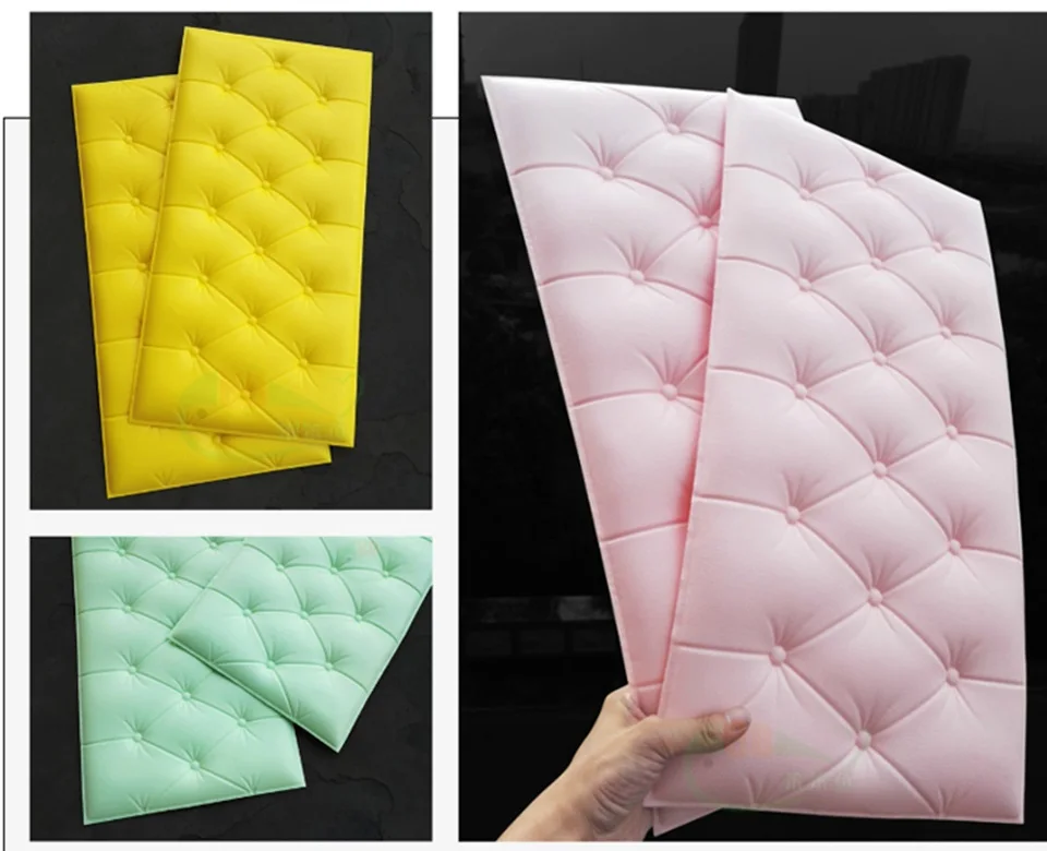 DIY самоклеющиеся 3D Мягкие наклейки на стену, пенополиэтиленовые водонепроницаемые обои для гостиной, спальни, детской комнаты, домашний декор для детской комнаты