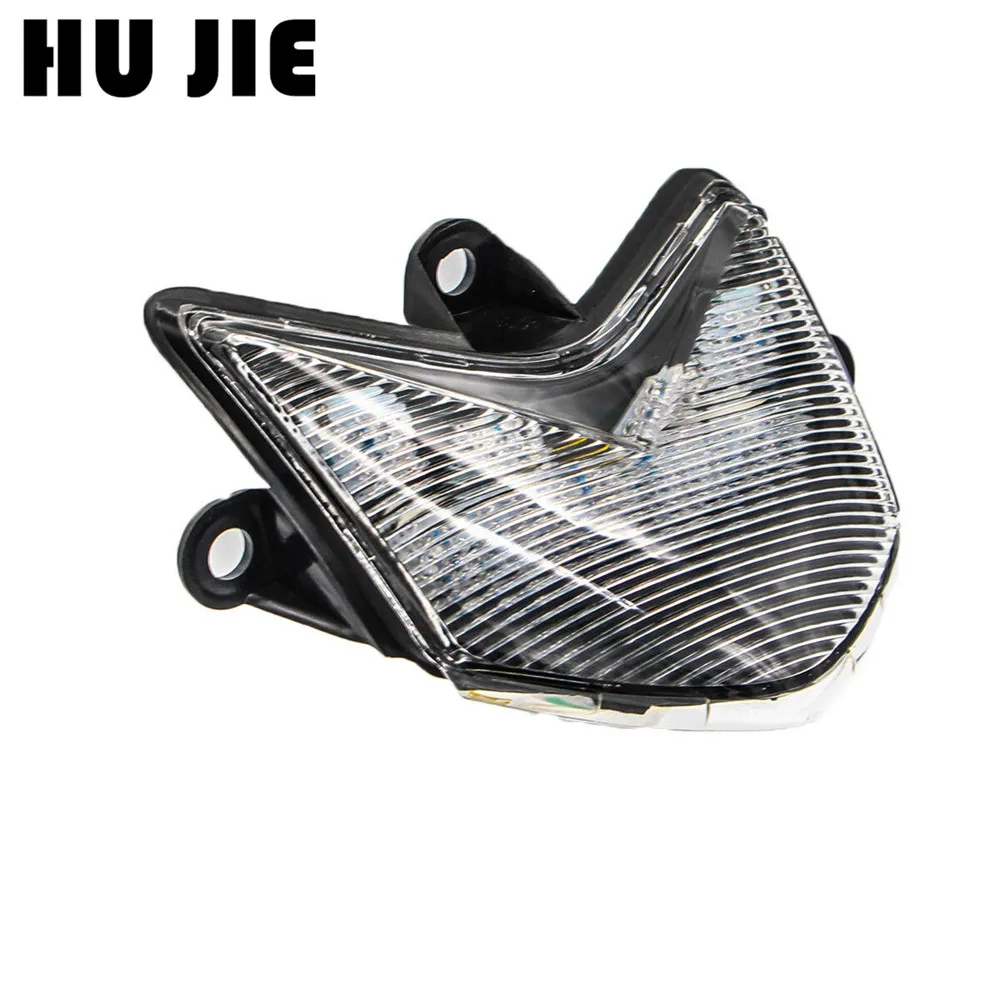 Мотоцикл прозрачные линзы задний Встроенный фонарь LED стоп Сигналы поворота