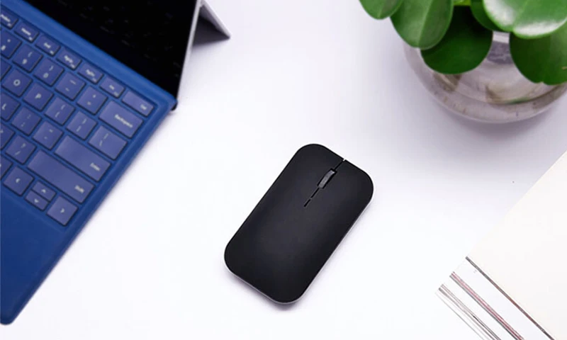 Sovawin Bluetooth 3,0 Беспроводная ультра тонкая перезаряжаемая мышь Бесшумная мышь эргономичная Портативная оптическая мышь для ПК ноутбука