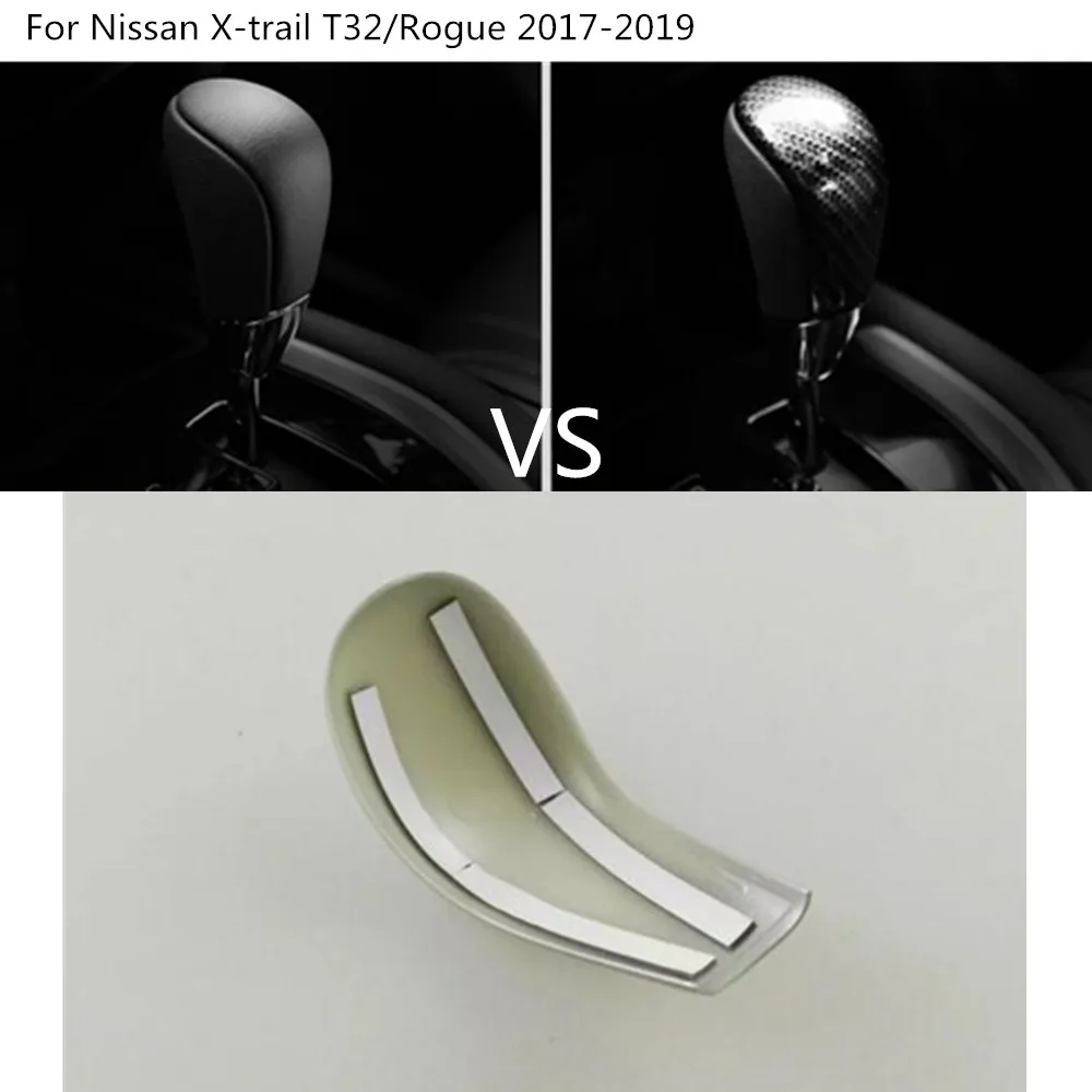 Car Body Head Sequin Trim Gear Cover Shift Knob Control Lamp Frame For Nissan X-Trail Xtrail T32/Rogue 2017 2018 2019 2020 | Автомобили и
