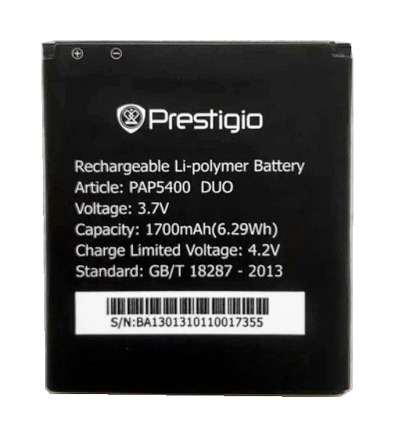 

PAP5400 High Quality Mobile Phone Replacement Li-ion Battery for Prestigio PAP5400