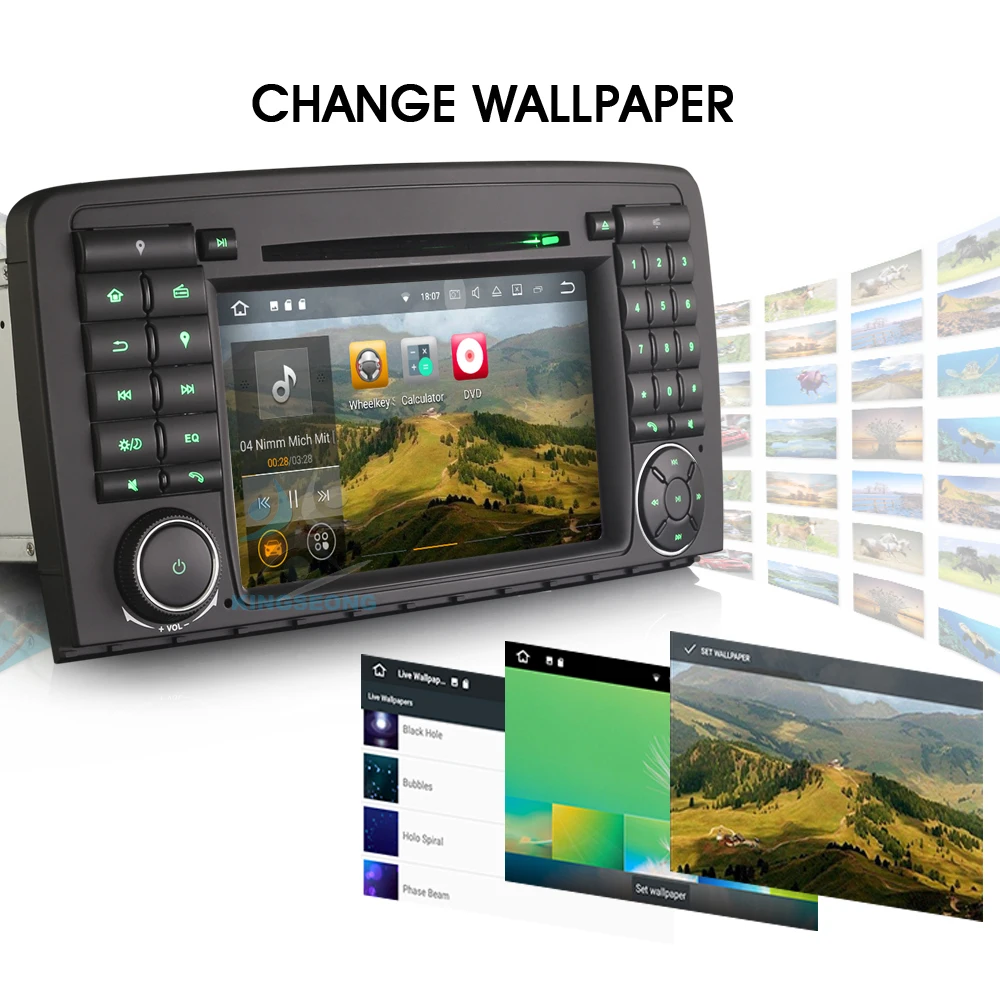 Android 7.1 автомобиль GPS навигации для Mercedes Benz R Class W251 R280 R300 r320 R350 R500 R63 AMG стерео dab + CD DVD