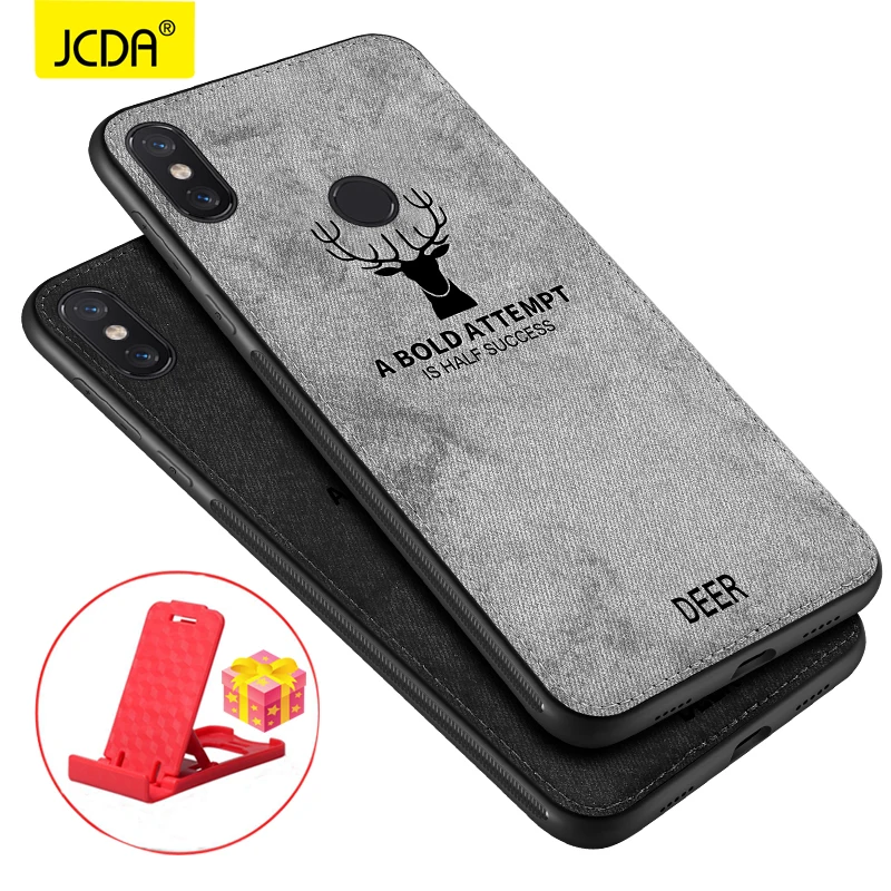 Xiaomi Redmi Note 5 Чехол JCDA Роскошные Рождественский олень ткань телефон чехлы для pro