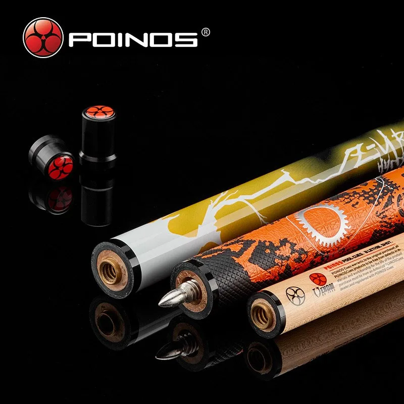 POINOS ZU Break Cue Punch Jump Cues с пулом Case Set желтый красный синий цвета Китай 2018|Кии для