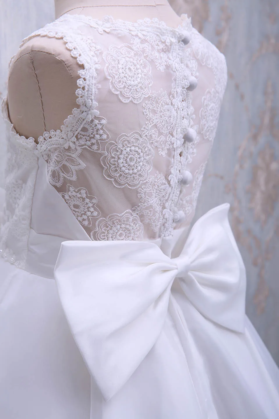 Cutestyles Summer Girls White Flower Dresses For Party Formal Occassion Embroidery Lace Wedding Guest Sundress GD50611-5 | Детская