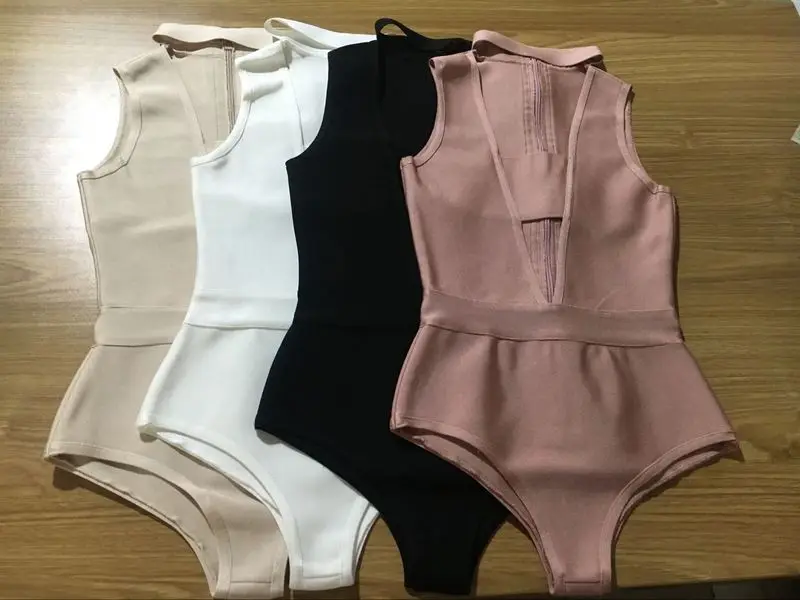 Новинка 2016 г. пикантные модные черные белые телесного цвета бежевый V шеи