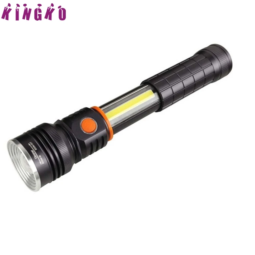 Высококачественный Магнитный фонарь CREE XM-L2 T6 + COB LED 4 режима 3500Lm 18650 | Лампы и