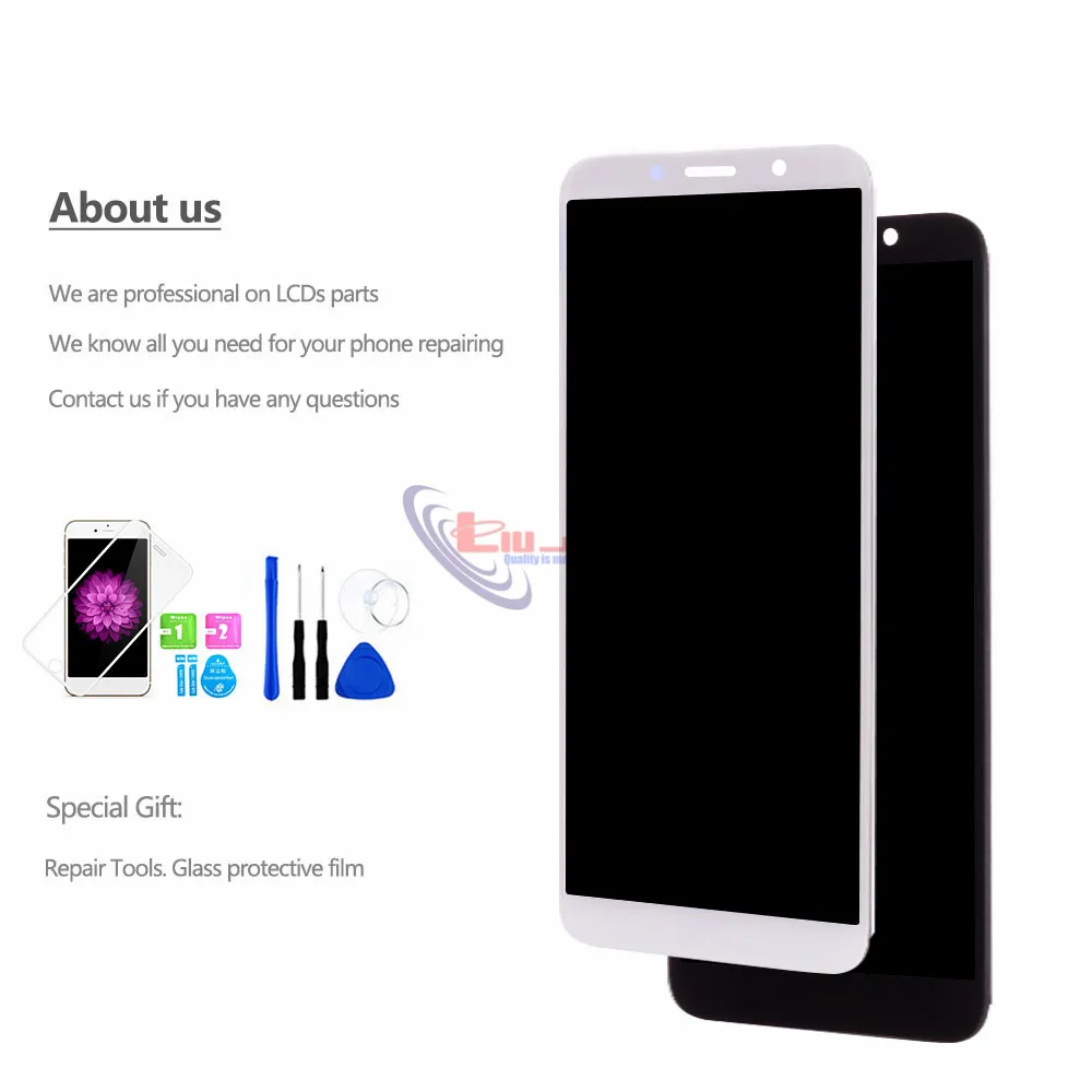 Для Huawei Y5 Prime 2018 DUA L02 L22 LX2 ЖК дисплей кодирующий преобразователь сенсорного экрана